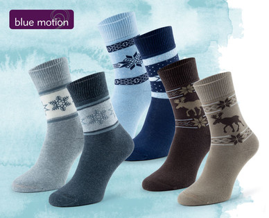 BLUE MOTION Damen-/Herren-Hüttensocken, Doppelpkg.