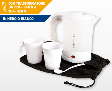 Set con bollitore da viaggio STUDIO