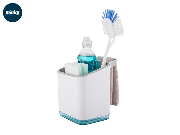 Minky White Sink Tidy