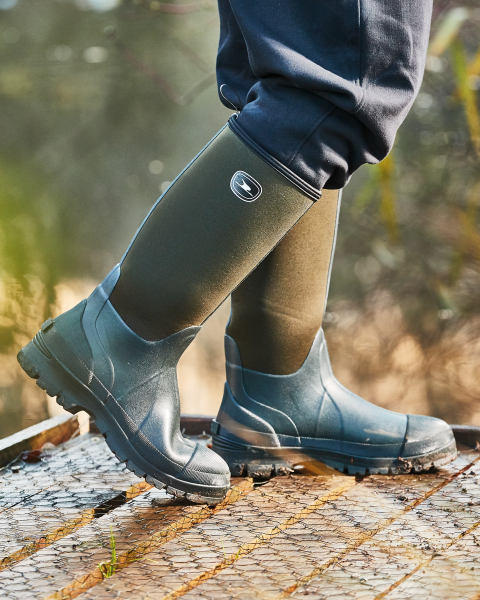 Crane Green Neoprene Boots