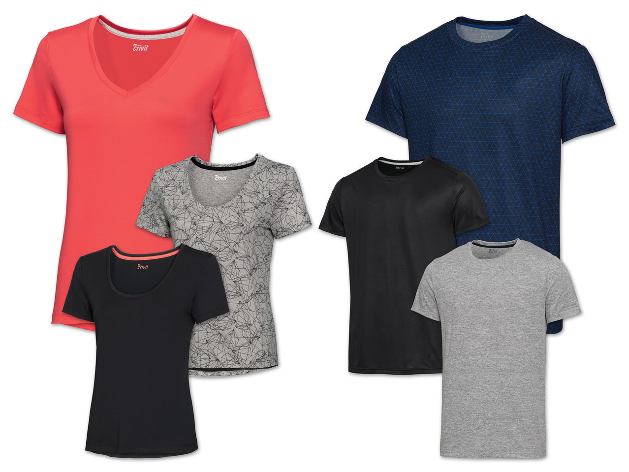 CRIVIT(R) Damen/Herren Fitnessshirt1