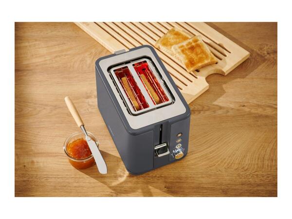 Silvercrest Grey 2-Slice Toaster