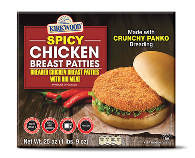 Kirkwood Spicy Panko Chicken Patties