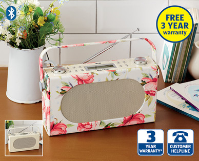 Vintage Style Bluetooth(R) DAB & FM Radio