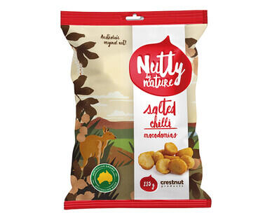 Nutty By Nature Macadamias 125g