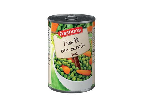 Extra fine peas with carrots