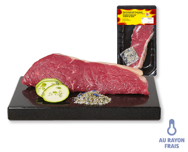 Entrecôte de bœuf avec sachet d'épices BBQ