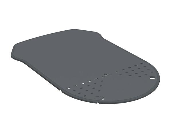 Foldable chopping board with colander