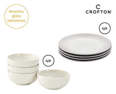 Reactive Glaze Dinnerware 4pk