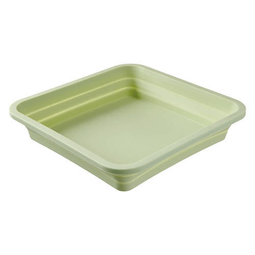 Reinforced Silicone Bakeware - Square Pan, Green