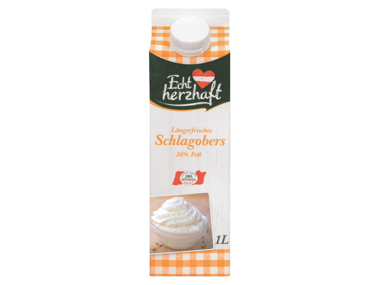 ECHT HERZHAFT Längerfrisches Schlagobers