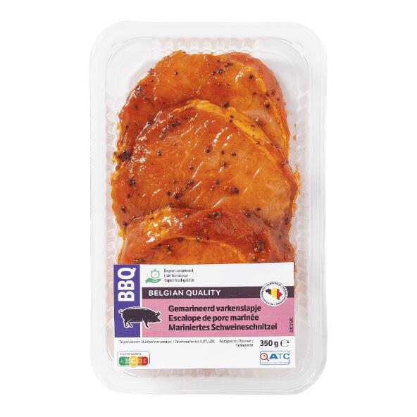 Mariniertes Schweineschnitzel, 3 St.