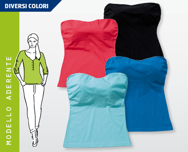 Top a fascia da donna BLUE MOTION