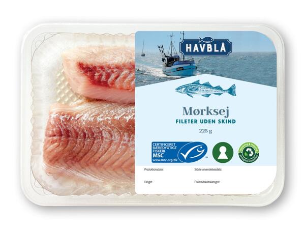 HAVBLÅ Lakse- og torskefars, fiskefileter eller mørksejfilet