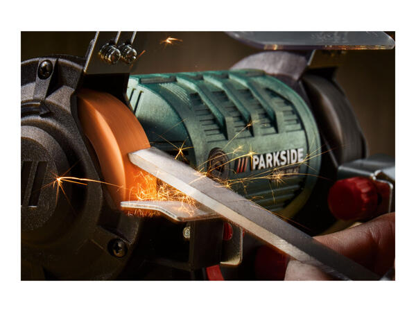 Parkside Double Bench Grinder With Flexible Drive Shaft