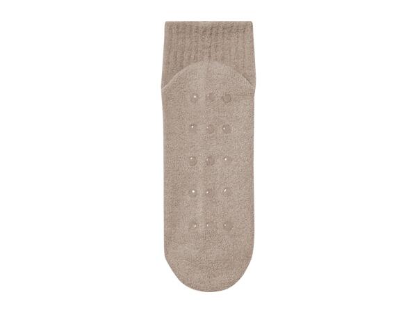 Esmara Ladies' Beige Slipper Socks - 2 Pairs