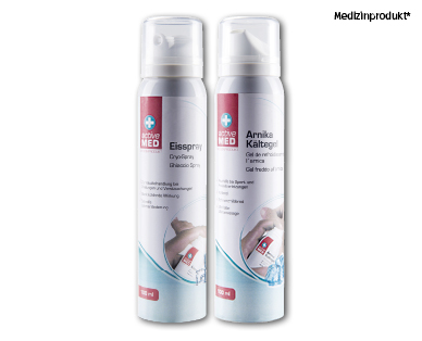 ACTIVE MED Eisspray/Arnika Kältegel