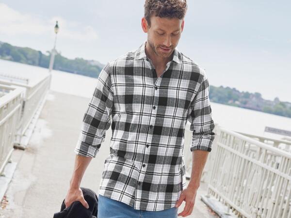 Herren Flanellhemd