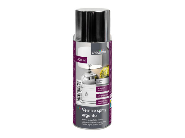 Spray Paint with Stone Effect, Metallic or Silver