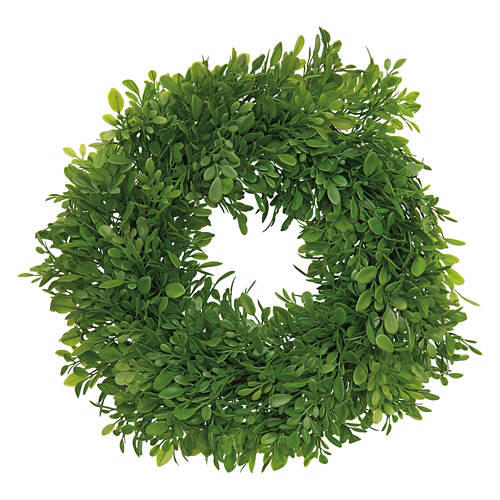 13" Spring Mini Wreath - Boxwood