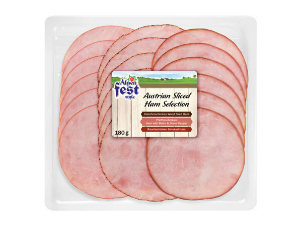 Alpenfest Austrian Sliced Ham Selection