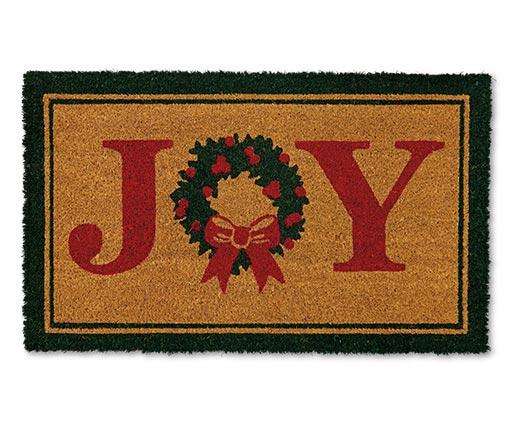 Merry Moments 18" x 30" Holiday Coir Mat