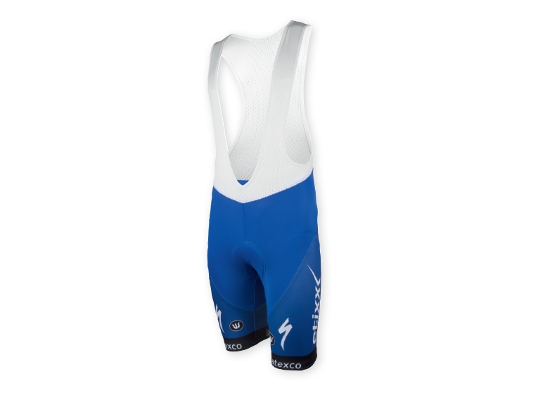 Professionele wielershort met bretellen voor volwassenen
