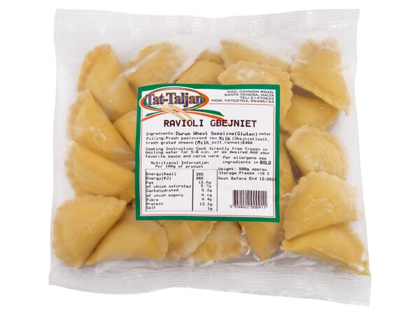 Ravioli Gbejniet