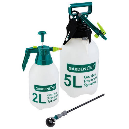 2L and 5L Pressure Spray Pack or Double Nozzle Pump Sprayer