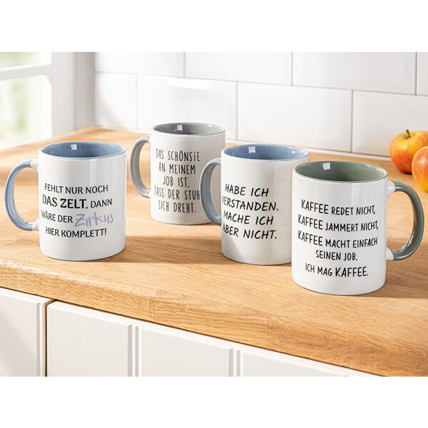 Tasse mit Spruch