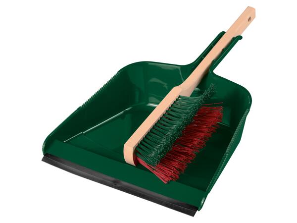 Outdoor Dustpan and Brush