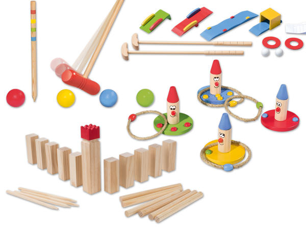 PLAYTIVE(R) Holz Spiele-Sortiment
