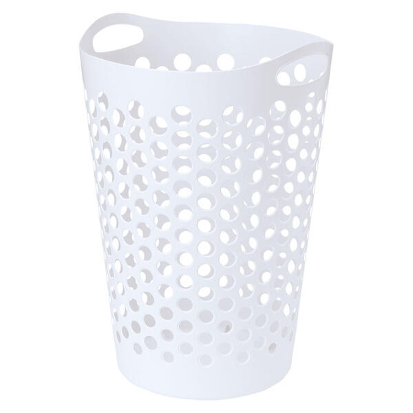 Easy Home White Laundry Basket