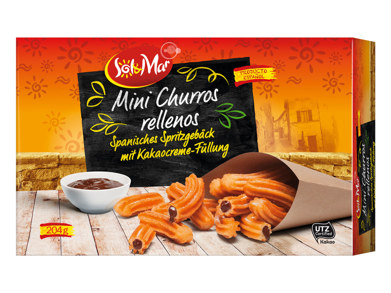 SOL & MAR Mini Churros rellenos