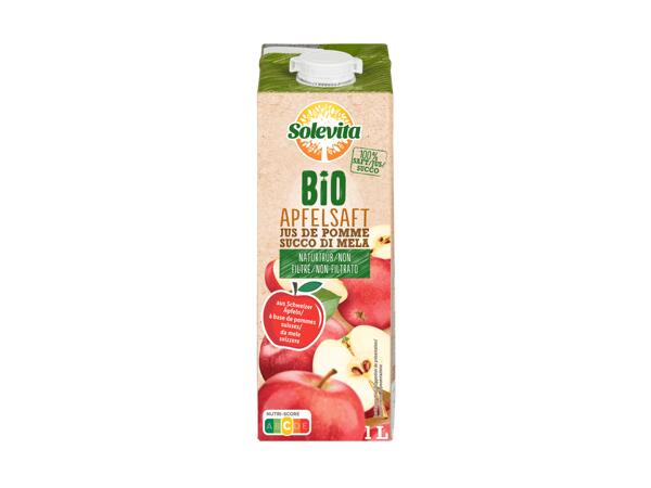 Jus de pomme non filtré bio