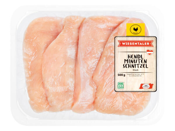 Frische Hendlfilet-Schnitzel
