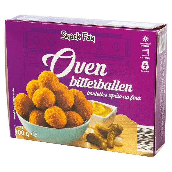 SNACK FAN(R) Ovenbitterballen, 12 st.