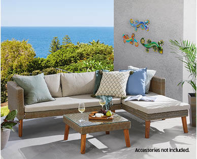 Corner Lounge Setting 3pc