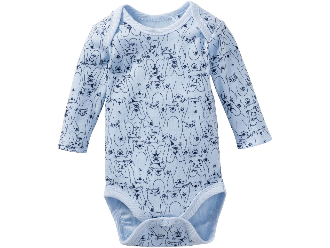 Baby Boys' Long Sleeve Bodysuits, 5 pieces