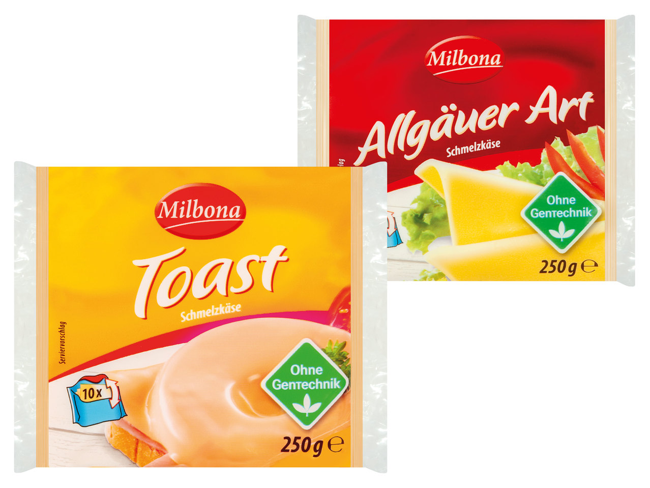 MILBONA Schmelzkäsescheiben