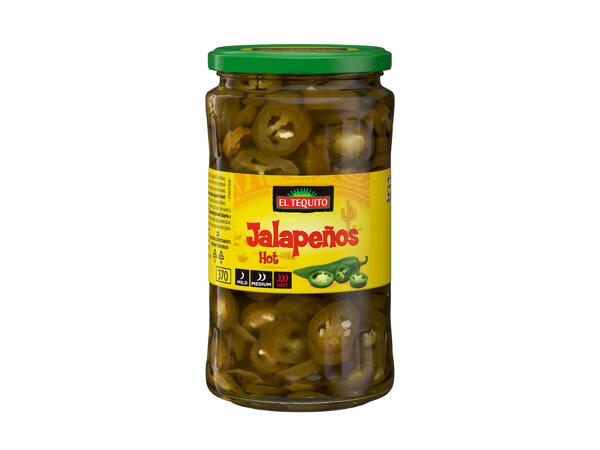 Hot green chili Jalapeños