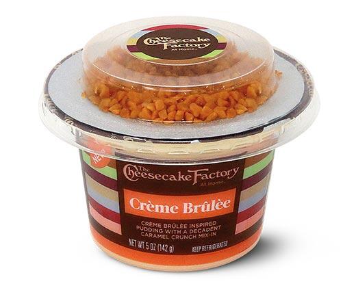 The Cheesecake Factory Creme Brulee or Cafe Mocha Mix-In Desserts