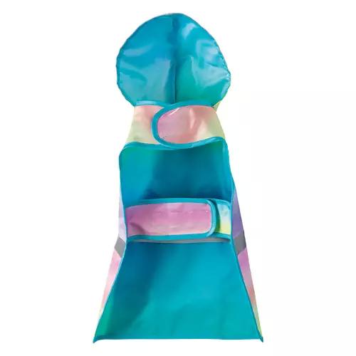 Reversible Pet Rain Jacket - Rainbow, S