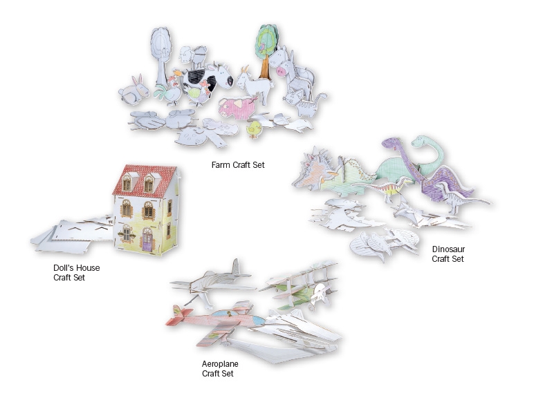 PLAYTIVE(R) Paper Craft Set