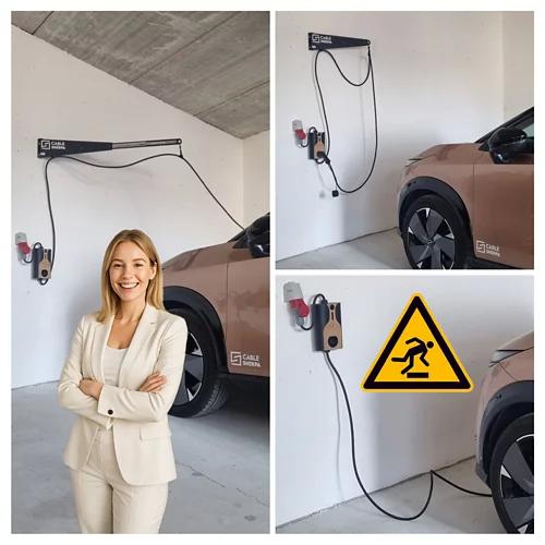 mobile Wallbox mit Kabelmanagement