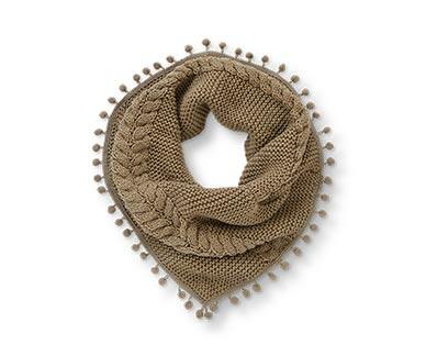 Serra Ladies' Cable Knit Infinity Scarf