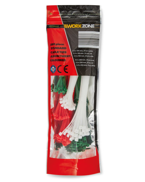 200-Piece Standard Cable Ties