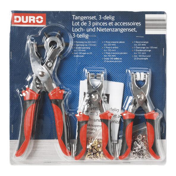 Lot de pinces et accessoires, 3 pcs