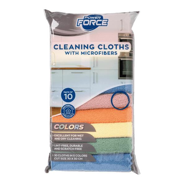 POWER FORCE(R) Chiffons microfibre, 10 pcs