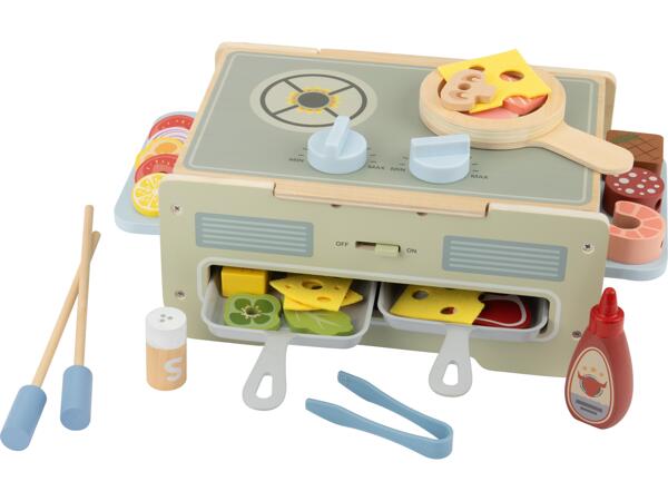 Wooden 2-In-1 Tabletop Grill or Bakery & Cafè